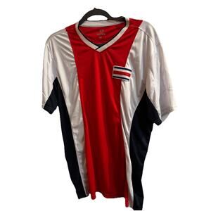 Tactics Costs Rica Men’s Soccer Jersey Russia 2018 2X Red White And Blue Pro